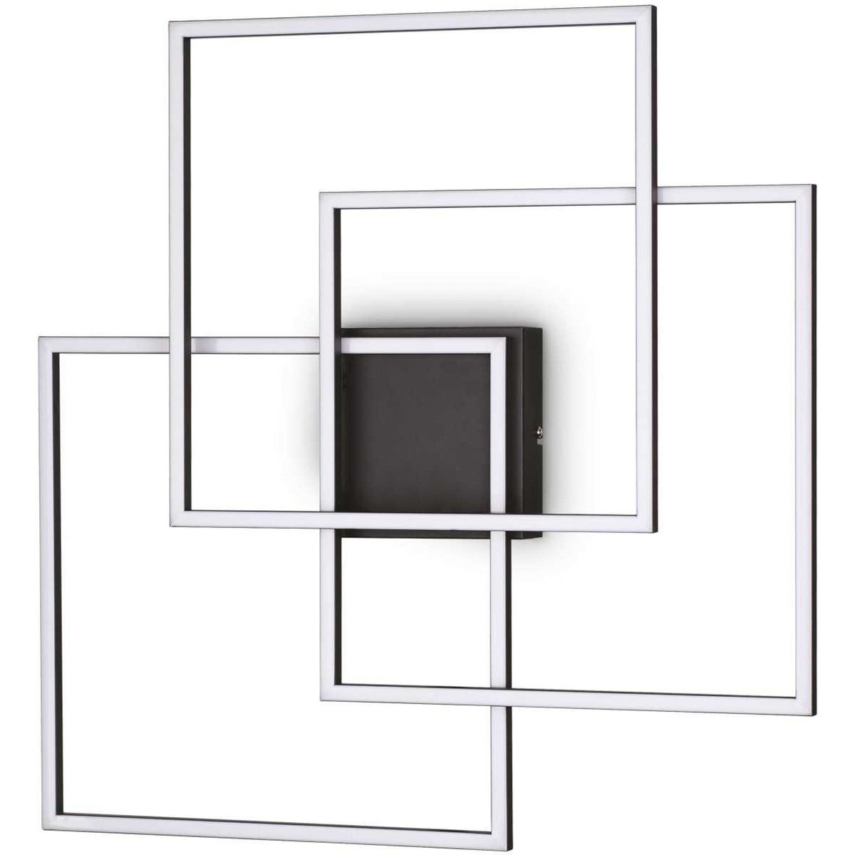 Frame, Loftslampe, LED 35W, LED, sort, L590xH90xB595mm