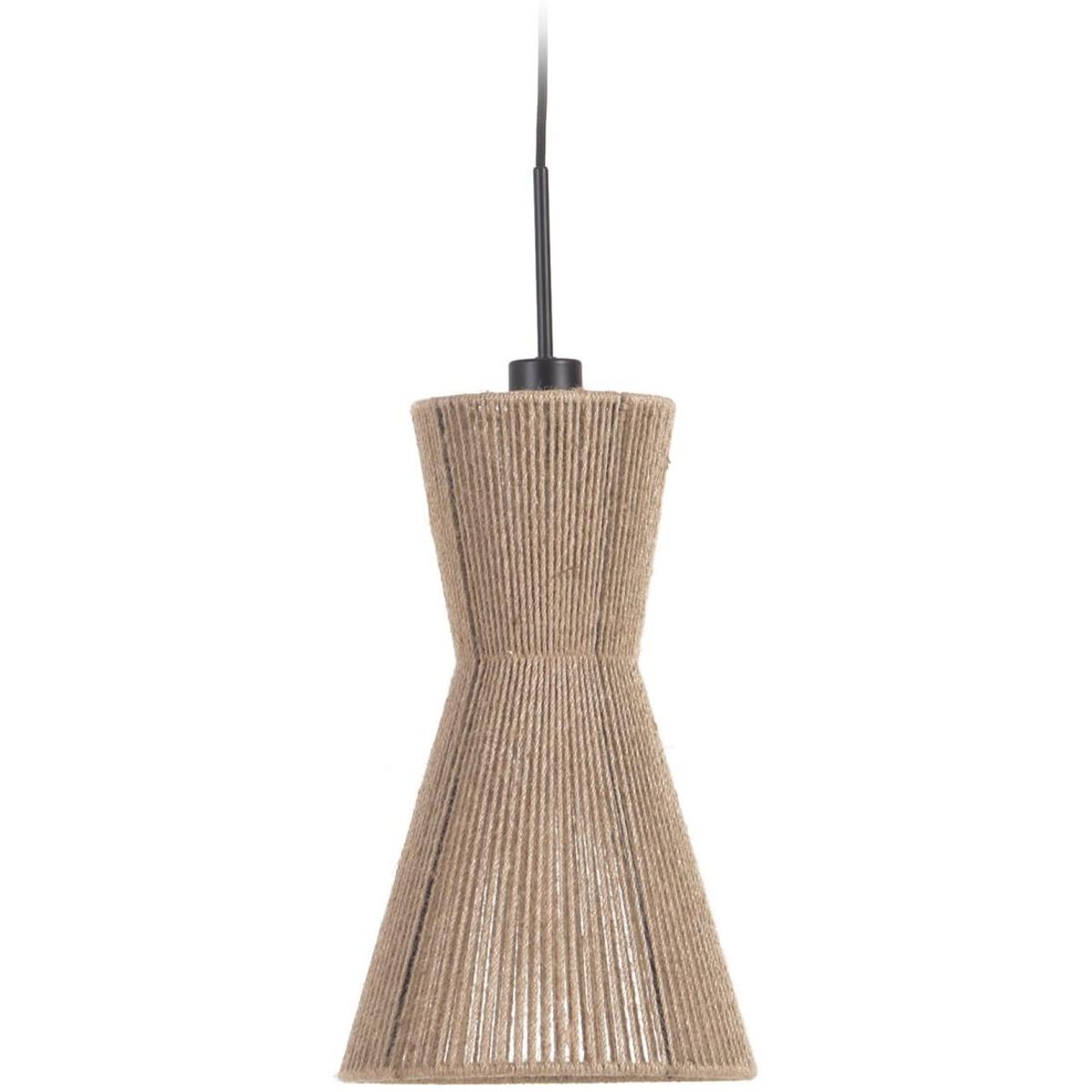 Crista, Pendel lampe, natur, H40,5x24,5x24,5 cm