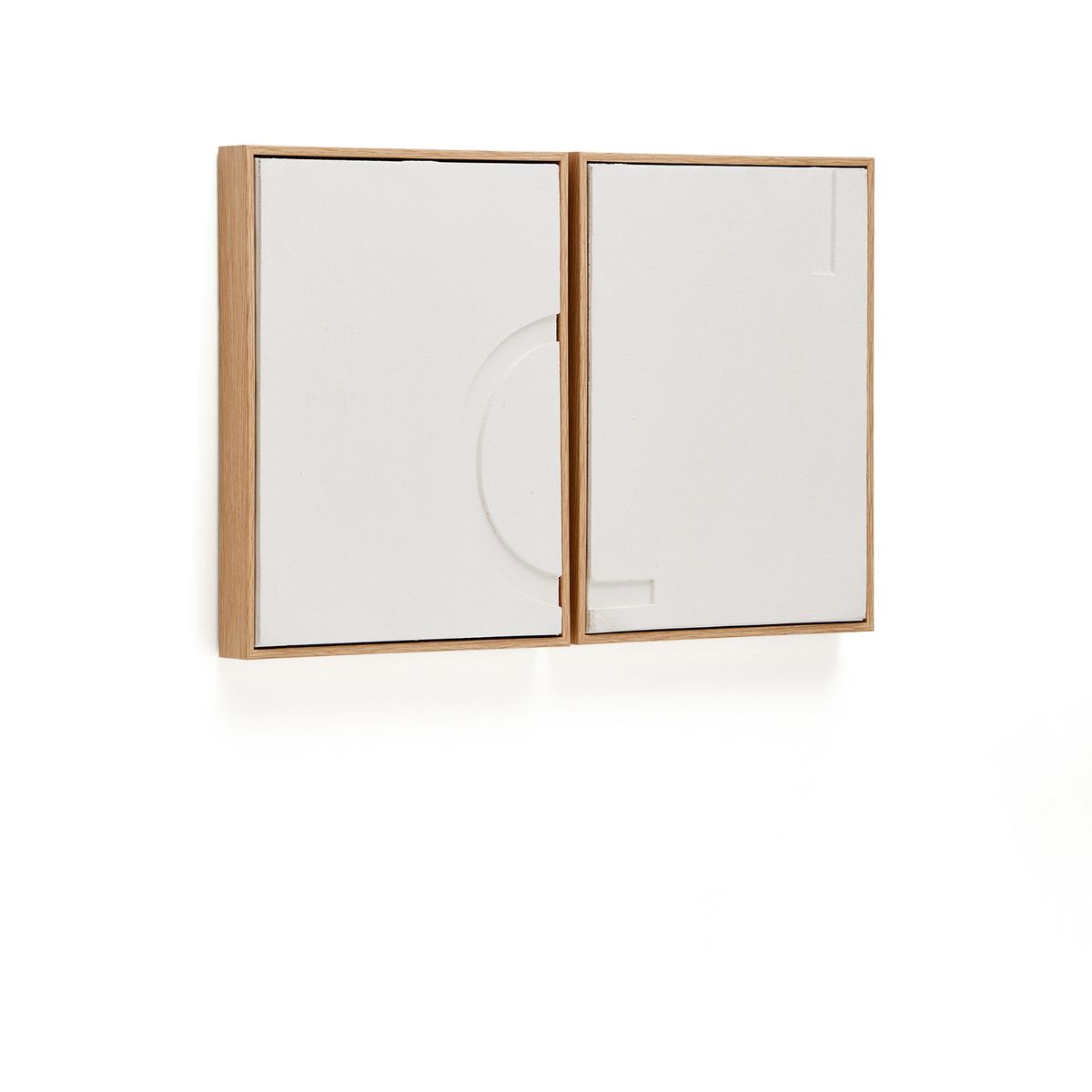 Sefri, Sæt af 2 rammer, beige, H4,5x30x40 cm