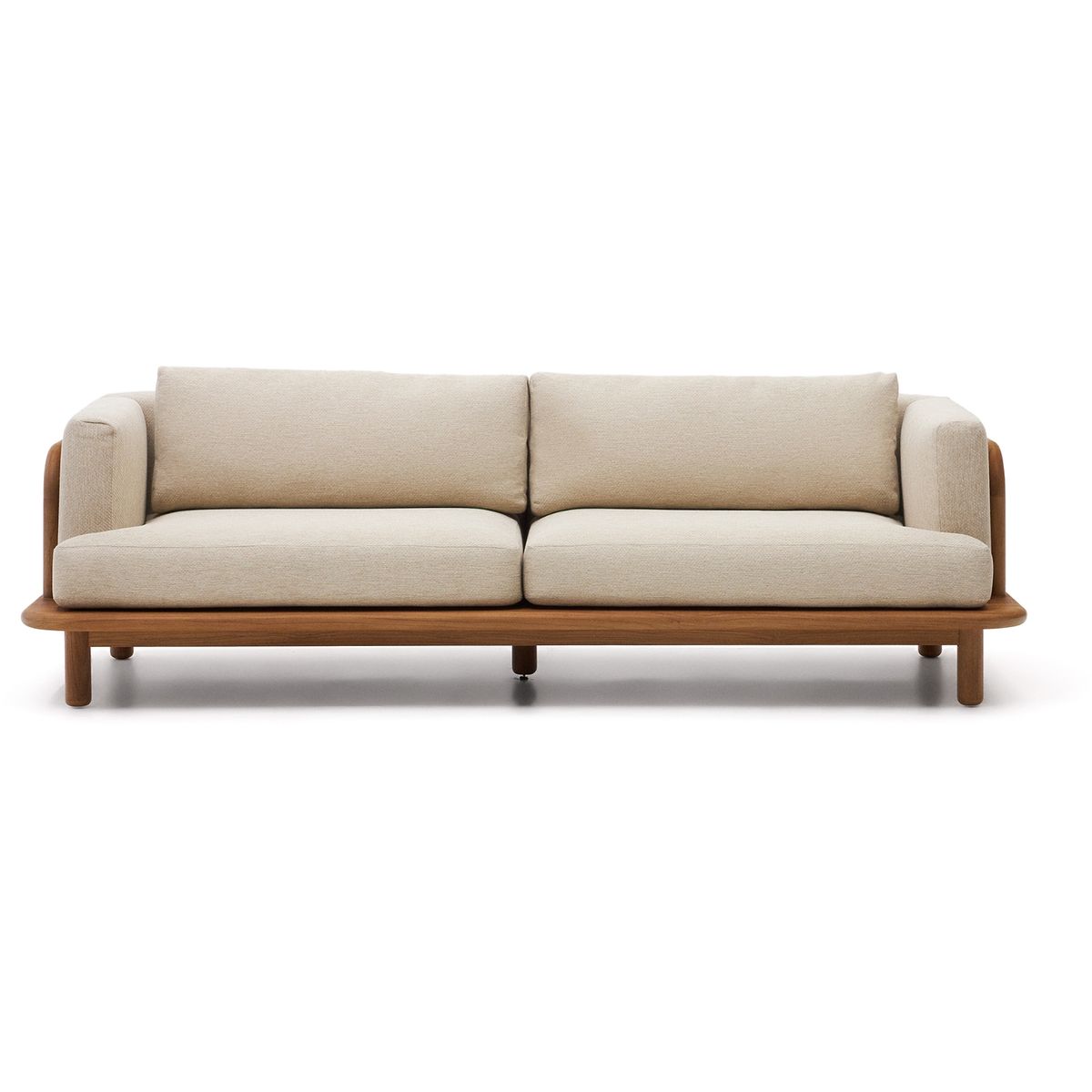 Turqueta, Udendørs 3-personers sofa, natur, H74x230x100 cm