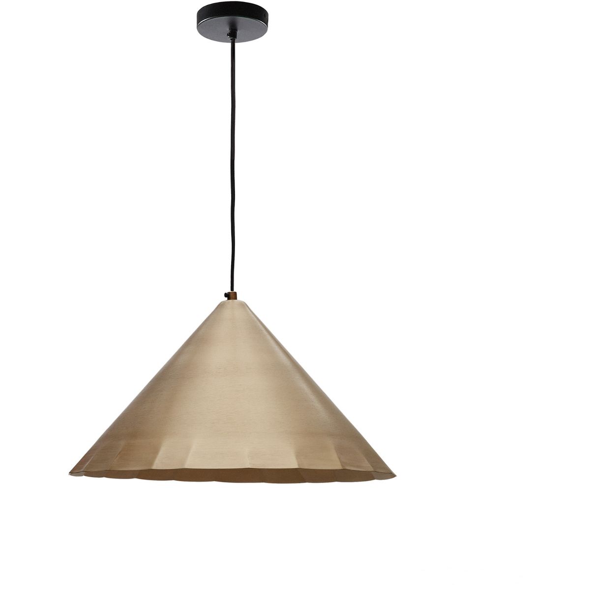 Parlava, Pendel lampe, guld, H26x46x46 cm, jern