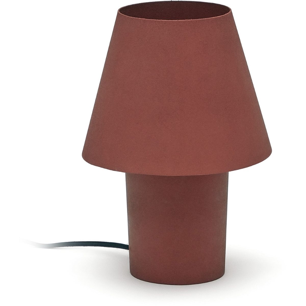 Canapost, Bordlampe, terracotta, H30x20x20 cm, jern