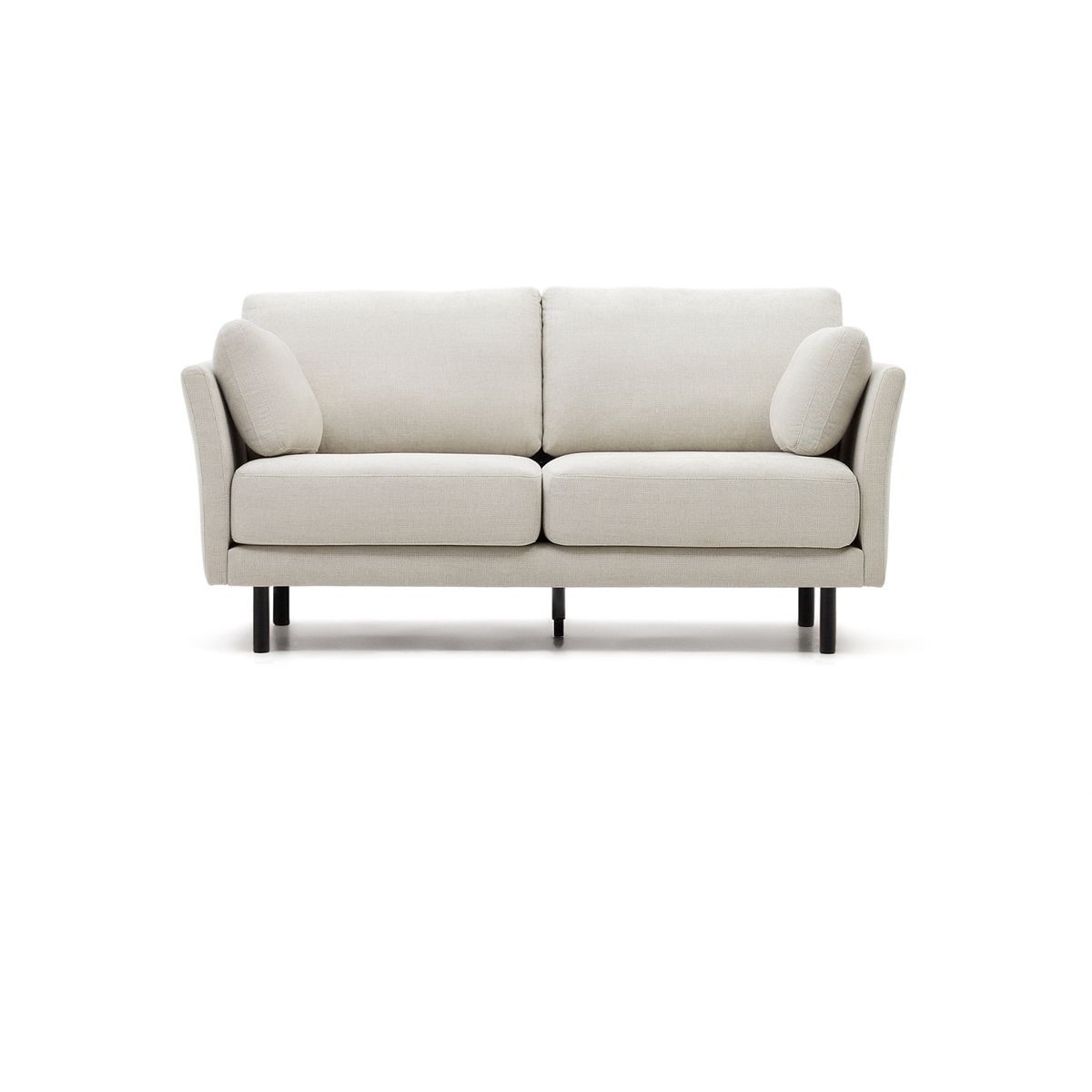 Gilma, 2-personers sofa, grå/sort, H83x170x83 cm