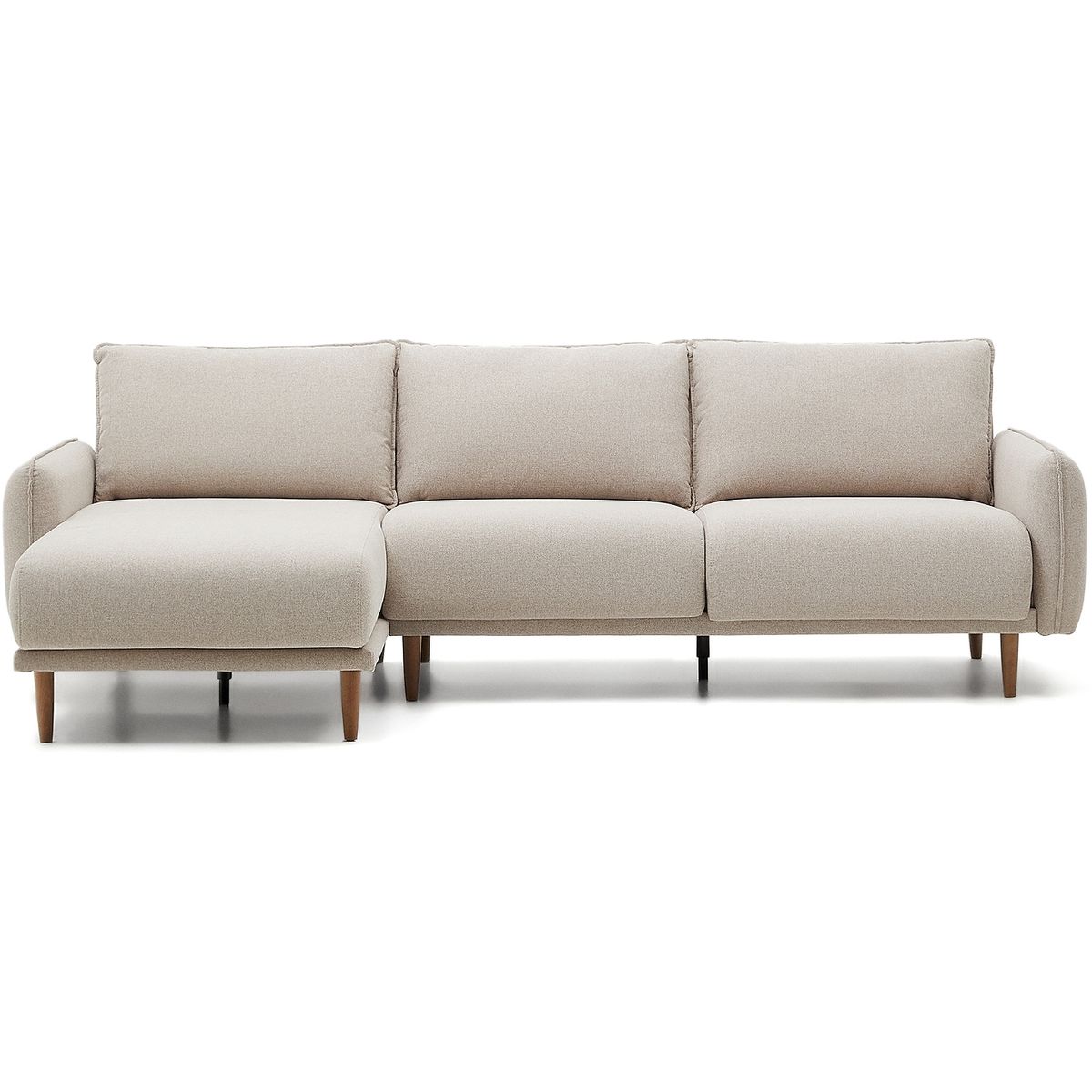 Carlota, Chaiselong, beige, H84x262x158 cm