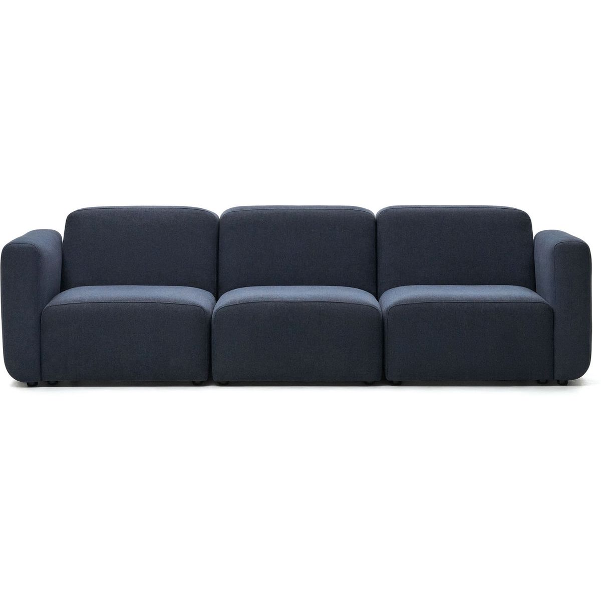 Neom, 3-personers sofa, blå, H78x263x89 cm, pu-skum, fyrretræ