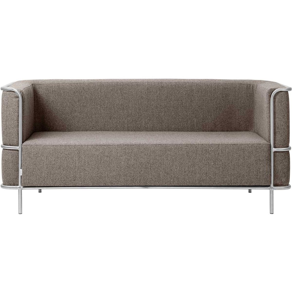 Modernist, 2-personers sofa, grå, H70x77x164 cm, uld