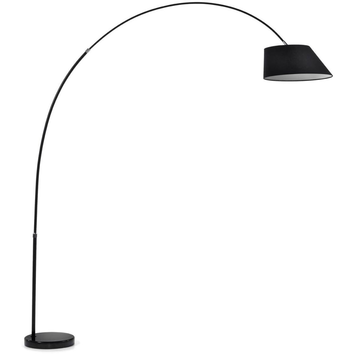 May, Gulvlampe, sort, H189x180x45 cm