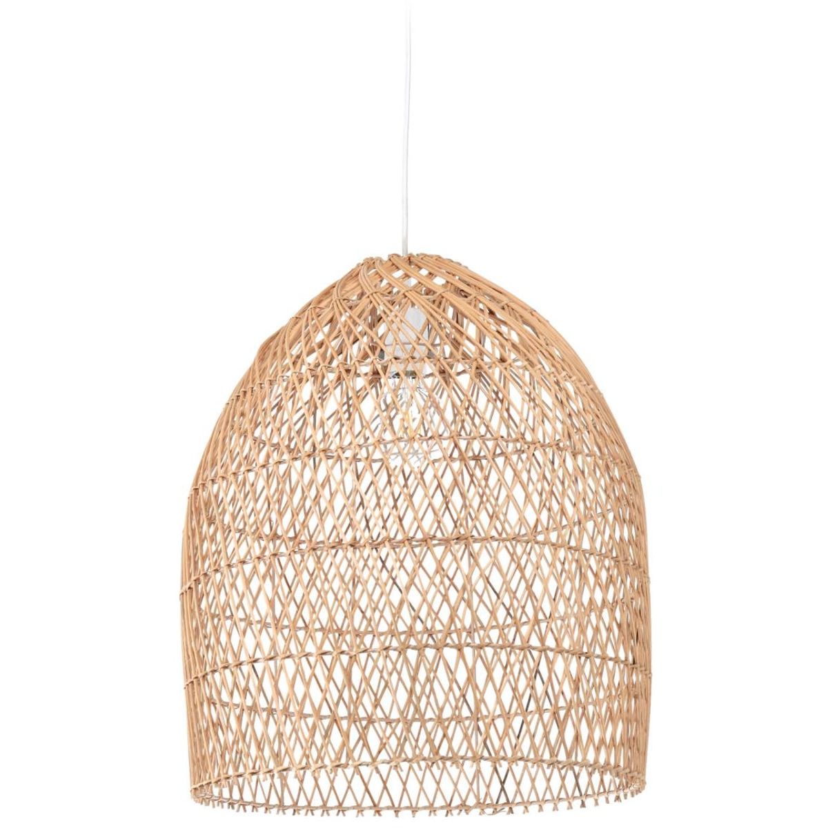 Domitila, Pendel lampe, natur, H50x44x44 cm