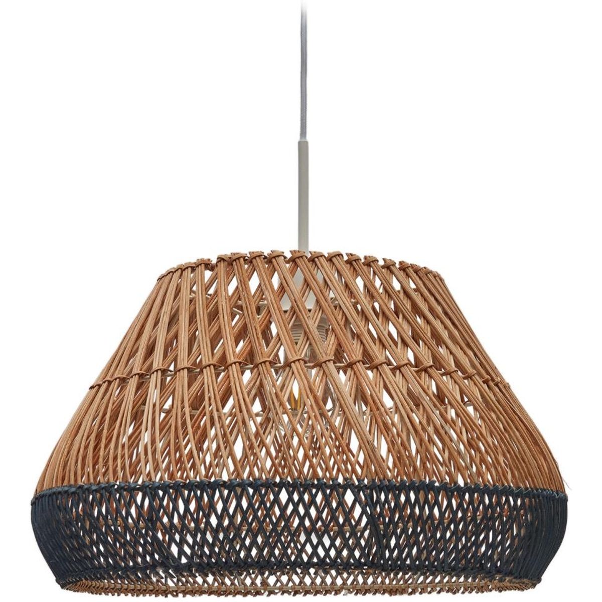 Daro, Pendel lampe, natur, syntetisk flet/rattan