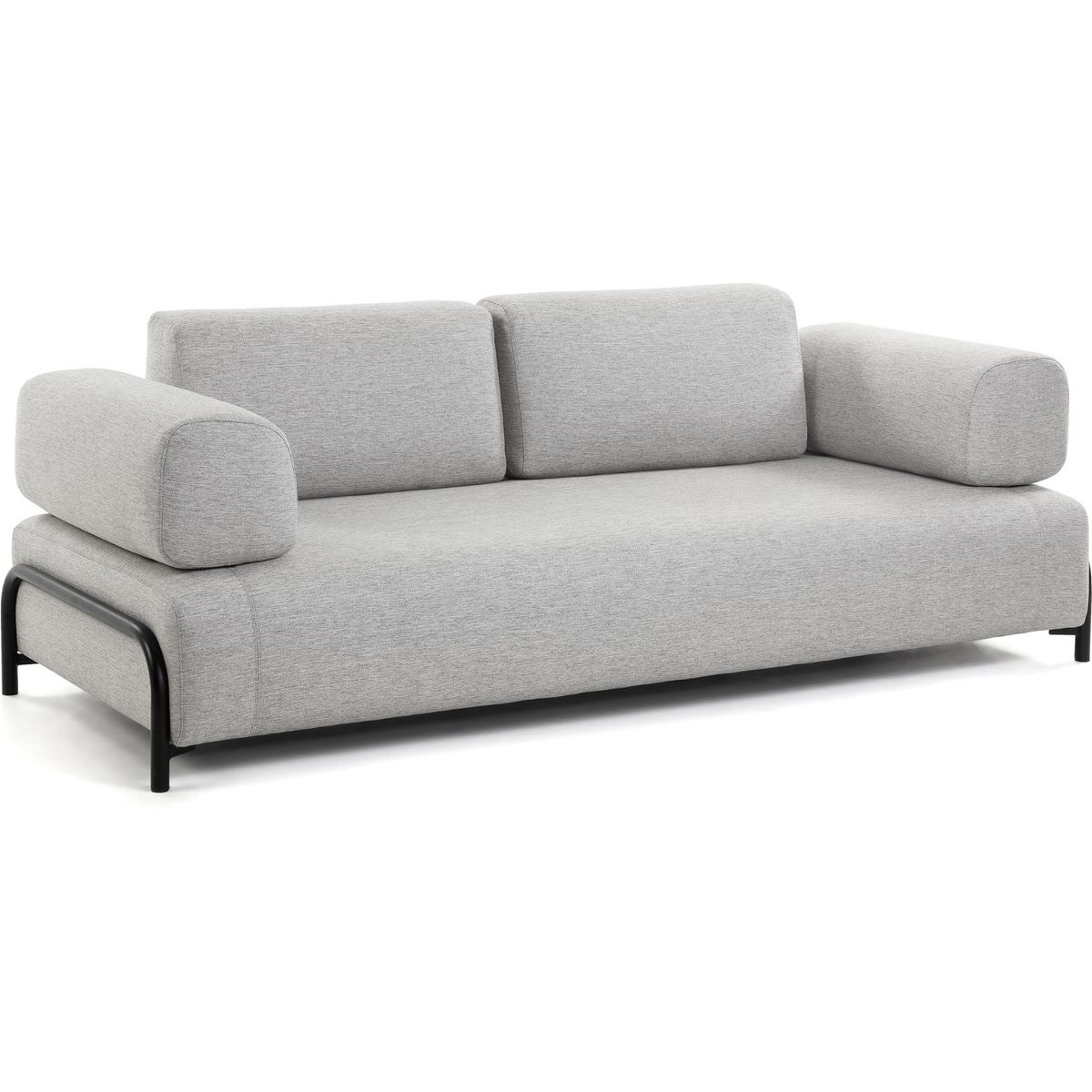 Compo, 3-personers sofa, grå, H82x232x98 cm, armlæn