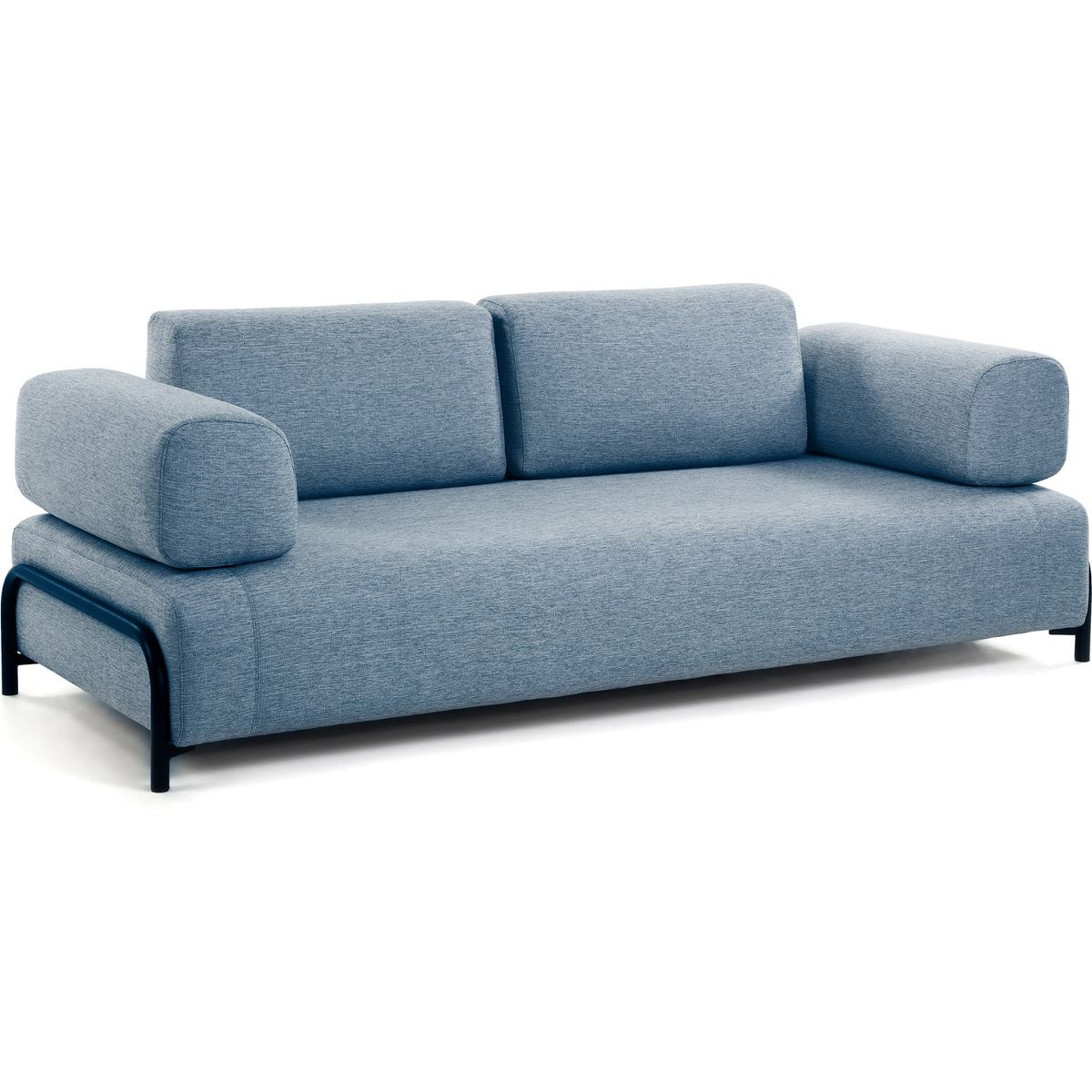 Compo, 3-personers sofa, blå, H82x232x98 cm, armlæn