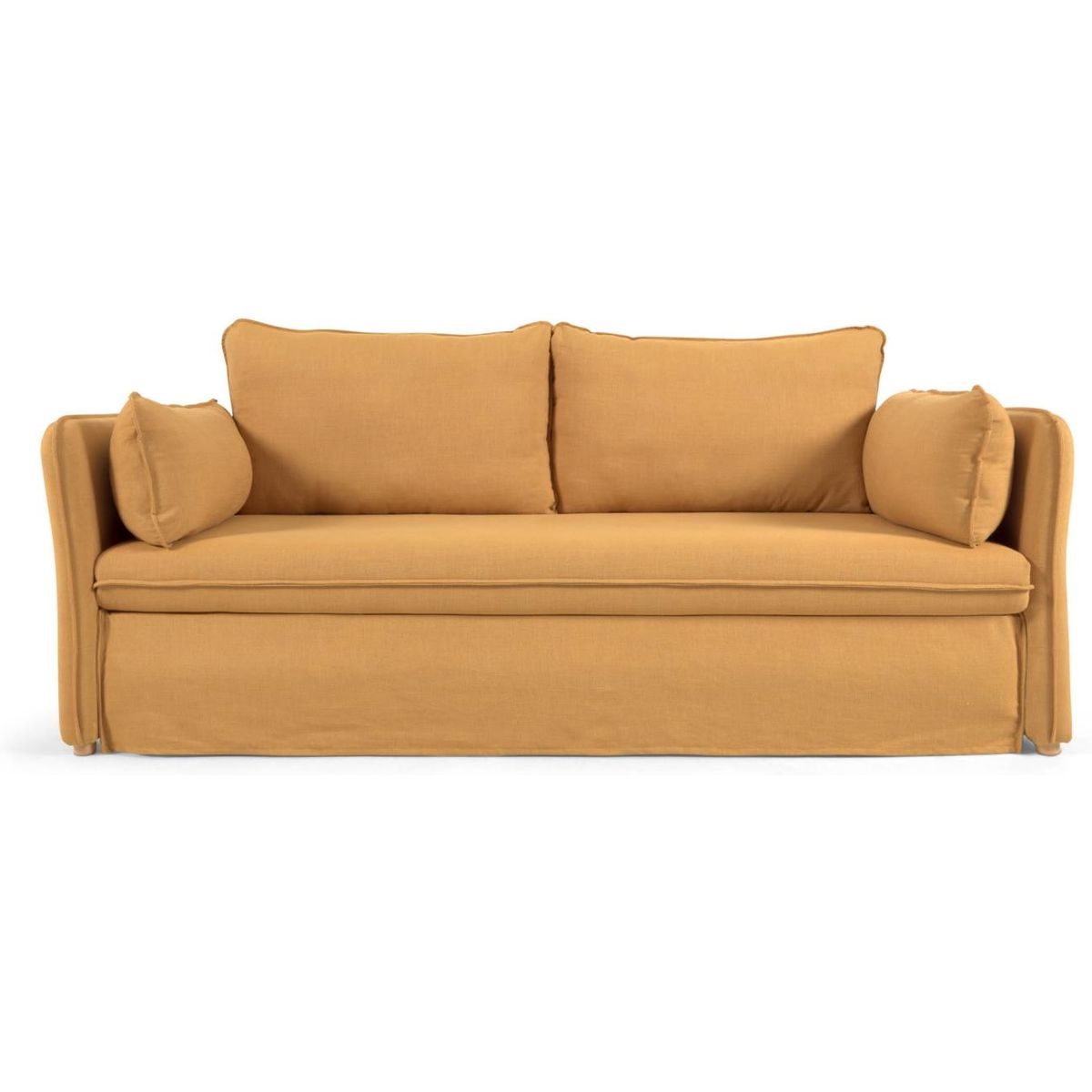 Tanit, Sovesofa, sennep, H70x210x100 cm, stof