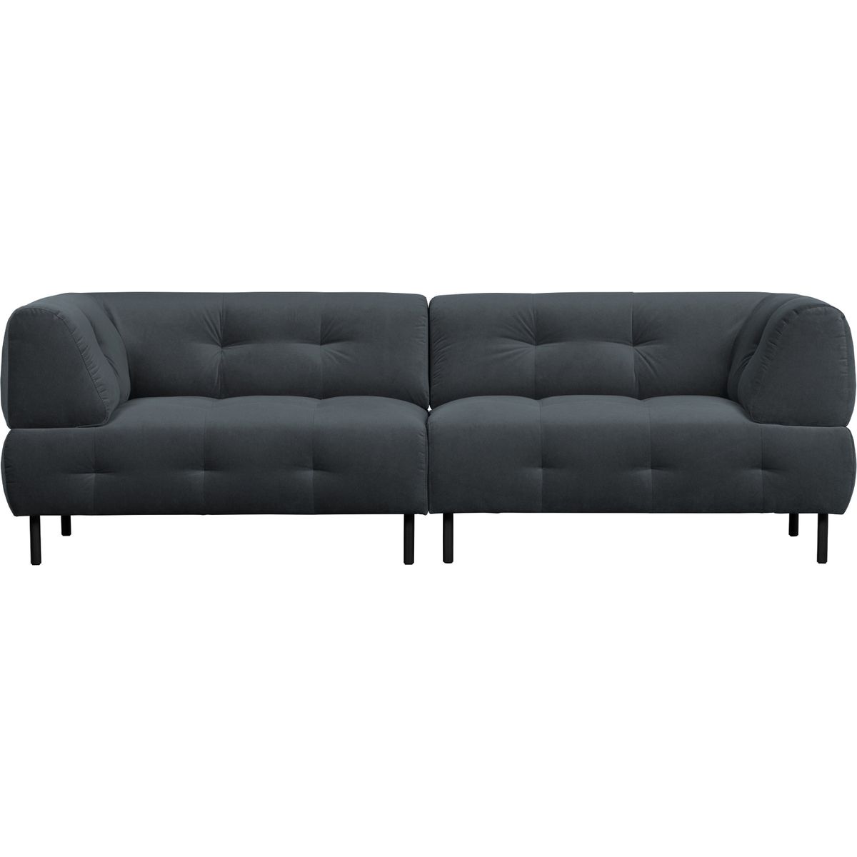 Lloyd, 4-personers sofa, mørkegrå, H75x90x245 cm