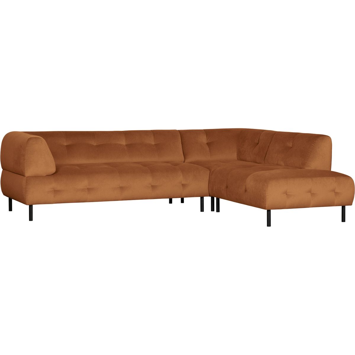 Lloyd, Hjørnesofa højrevendt, kanel, H77x205x267 cm