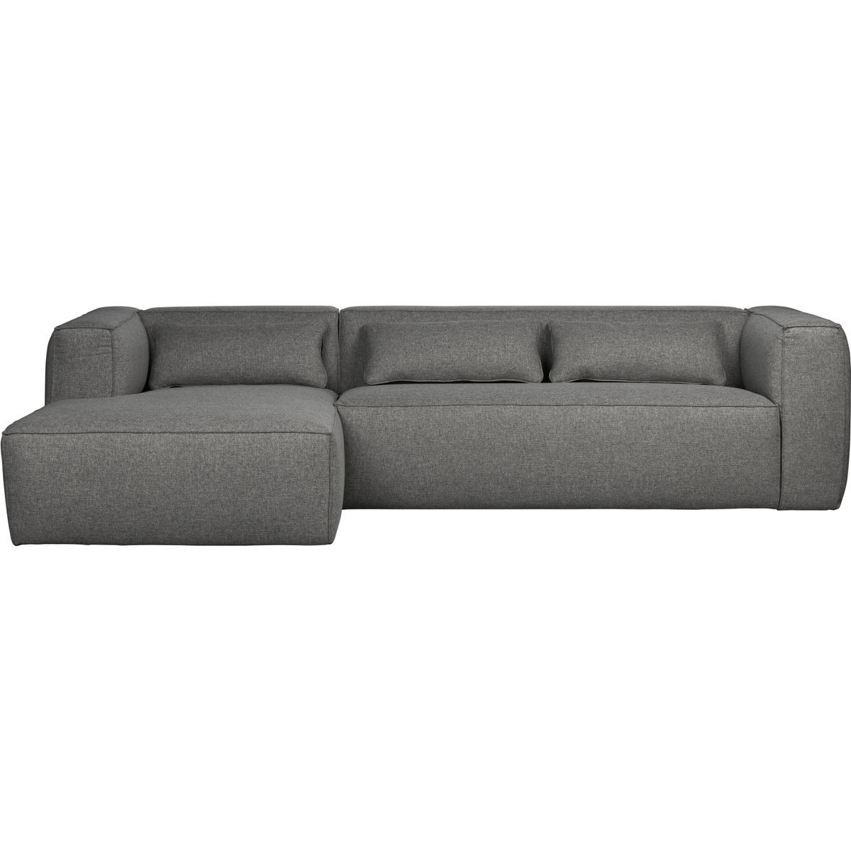 Bean, Hjørnesofa venstrevendt, grå, H73x175x305 cm, stof