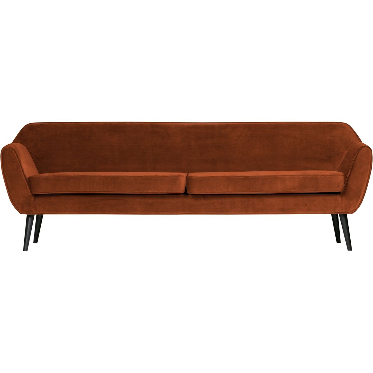 Rocco, Loungesofa, orange, H75x230x82 cm