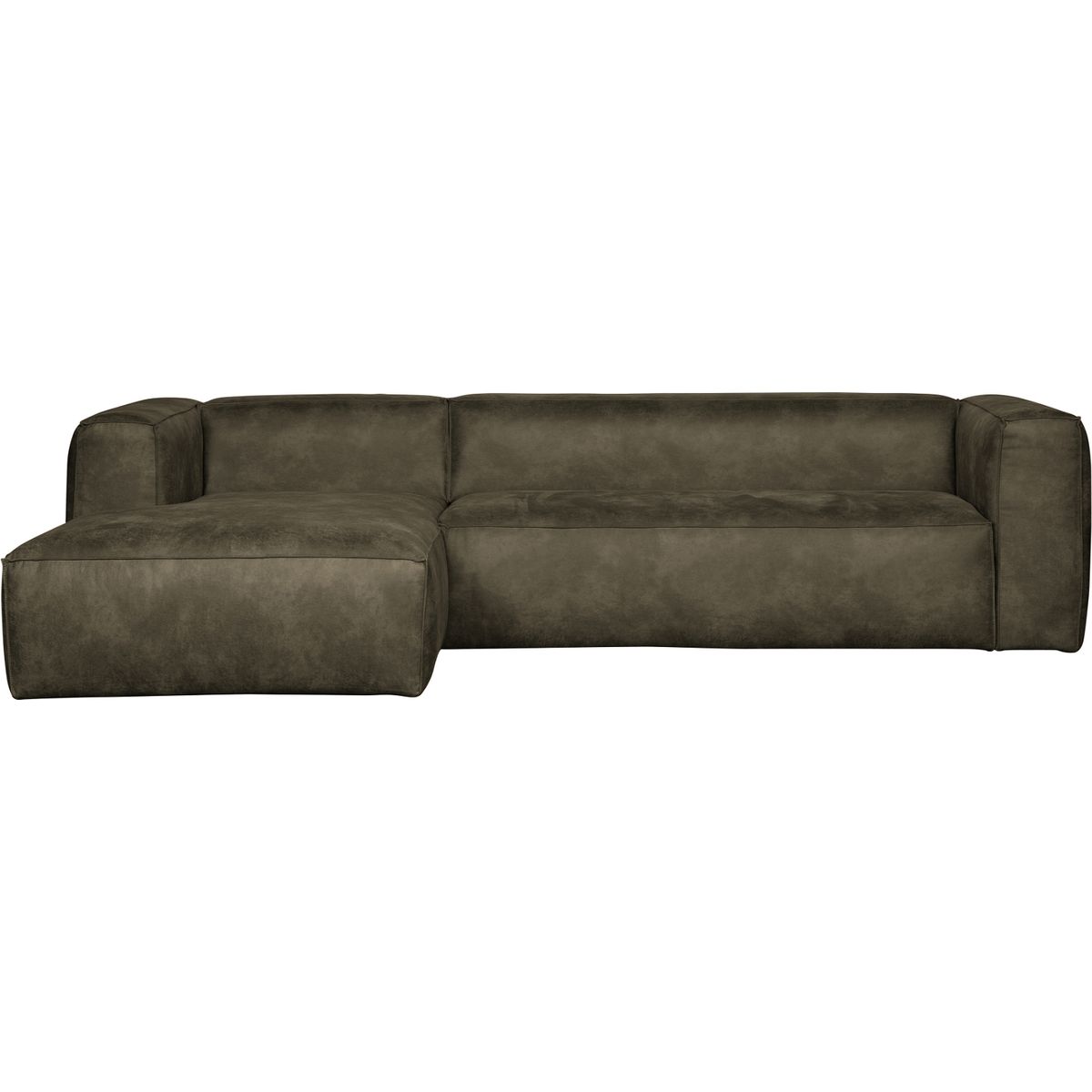 Bean, Hjørnesofa venstrevendt, grøn, H73x175x305 cm, læder