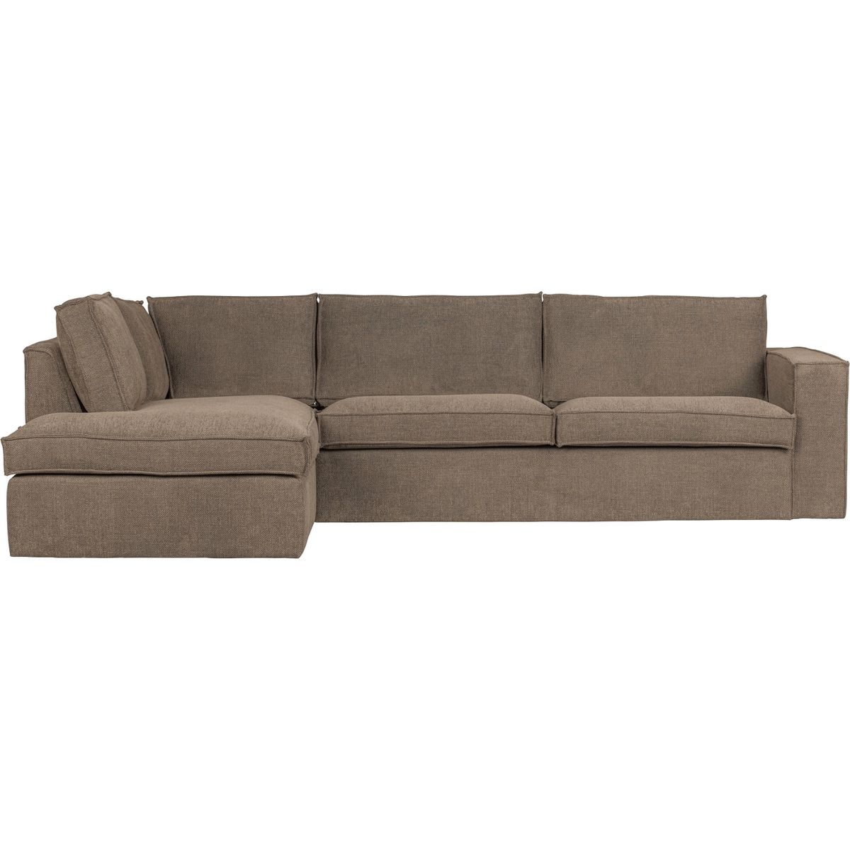 Freddie, Hjørnesofa venstrevendt, beige, H90x197x283 cm