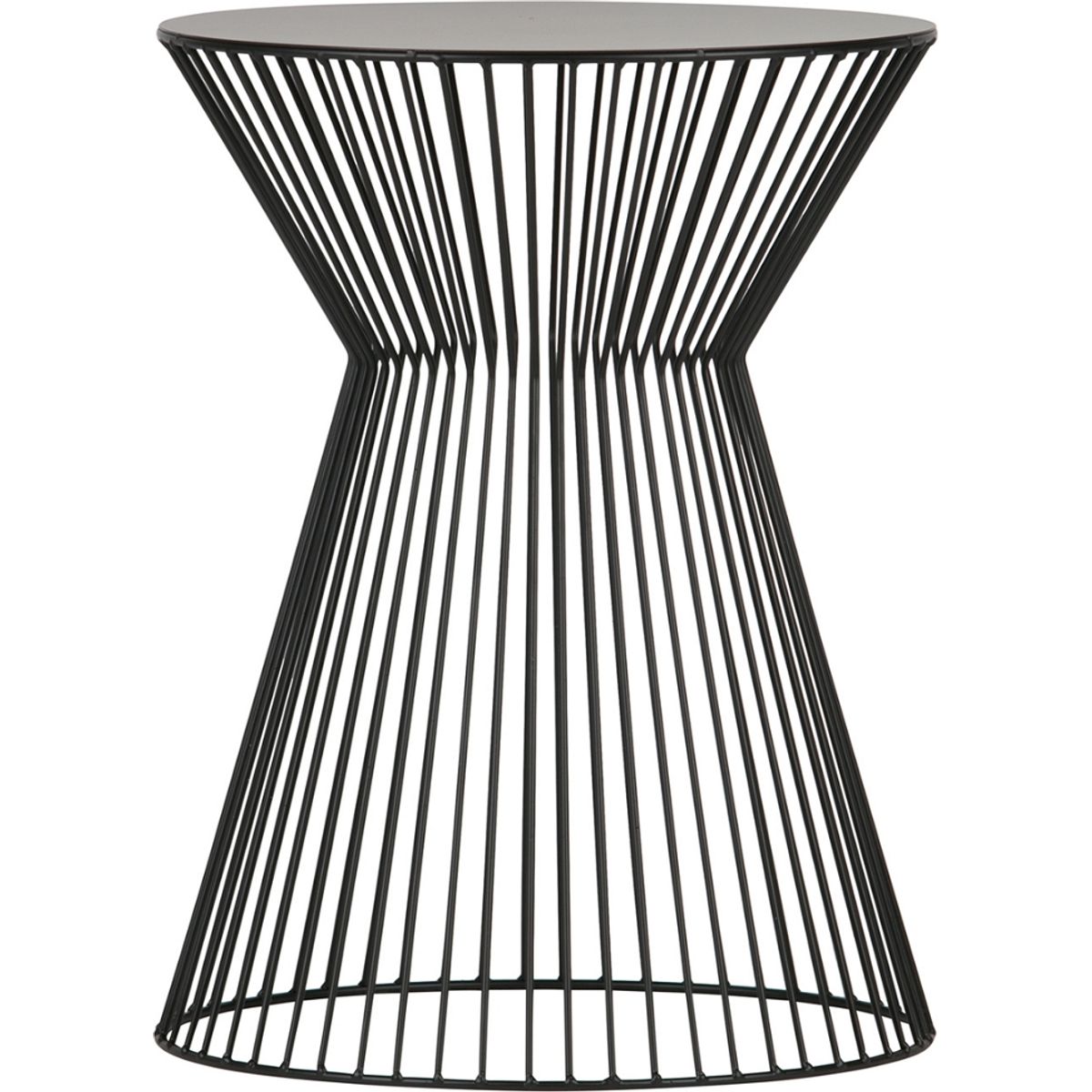 Suus, Sidebord, sort, H46x35x35 cm, metal