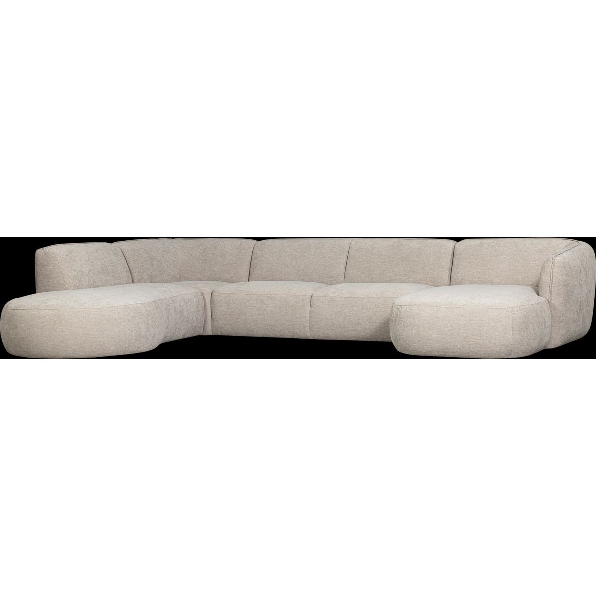 Polly, Hjørnesofa venstrevendt, sand, H71x245x353 cm