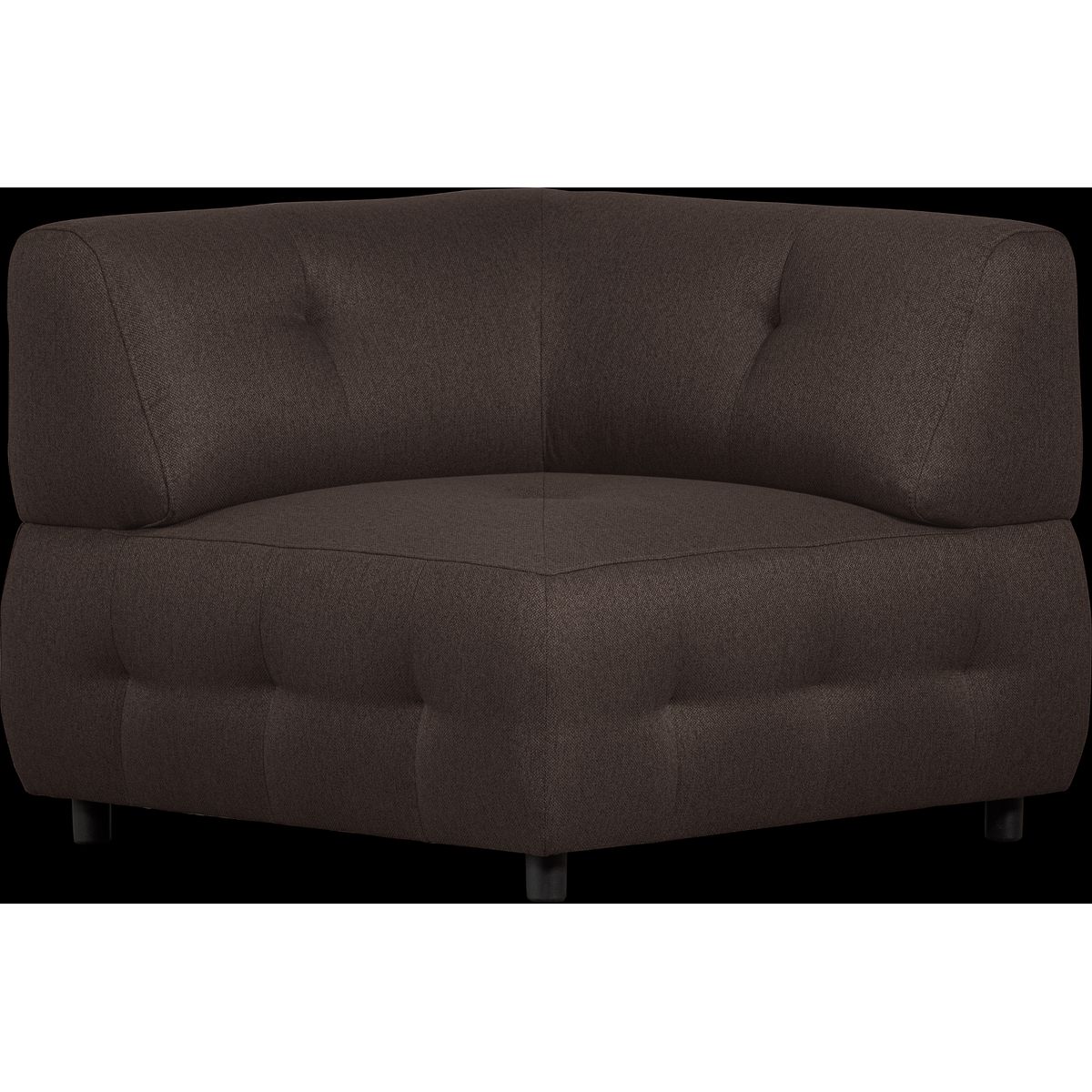 Louis Modulære sofa Hjørneelement, vævet stof kaffe H73x90x90 cm