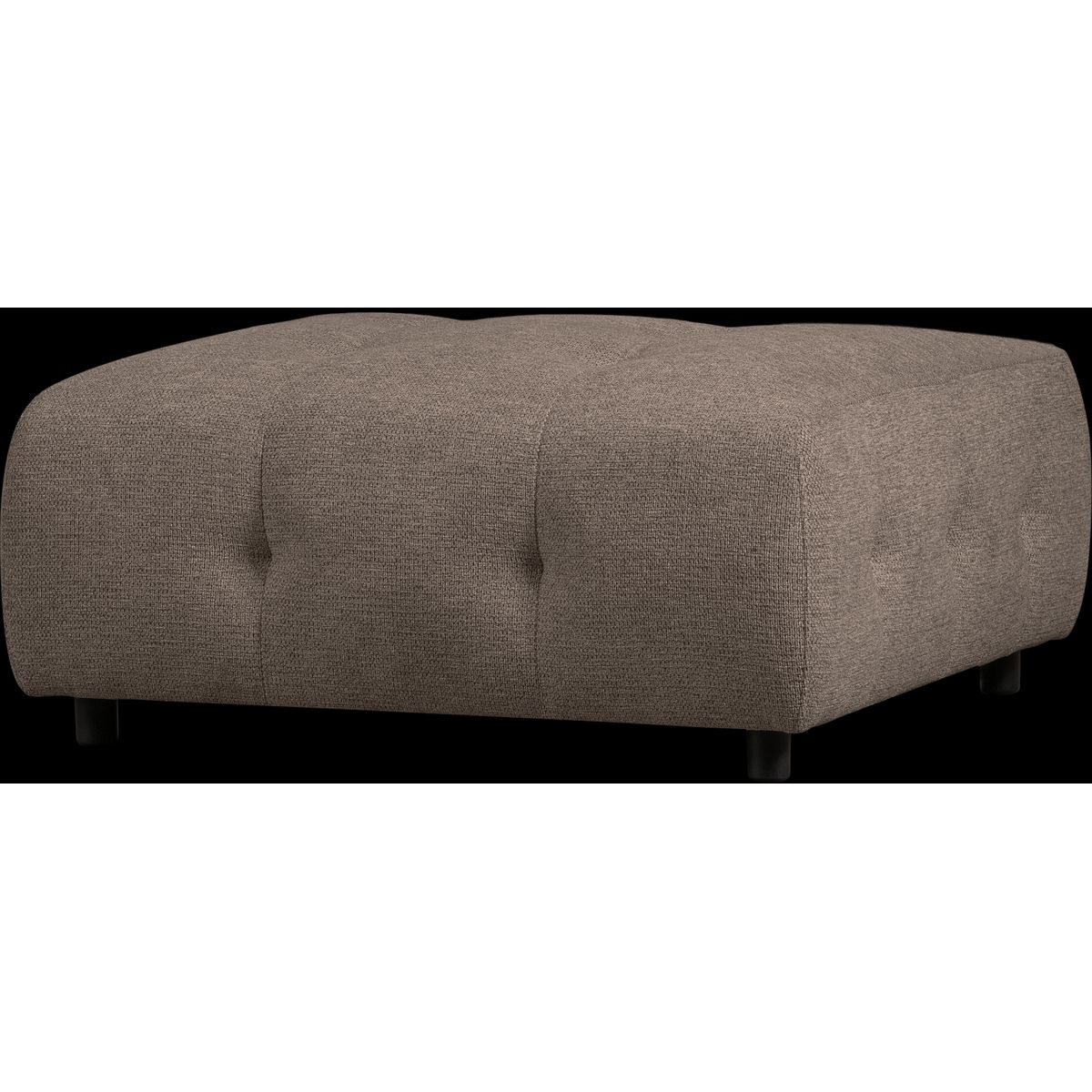 Louis Modulære sofa Skammel, chenille kaffe H43x90x90 cm