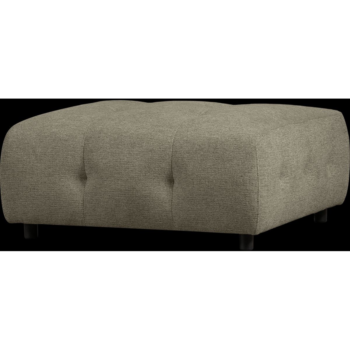 Louis Modulære sofa Skammel, chenille grøn H43x90x90 cm