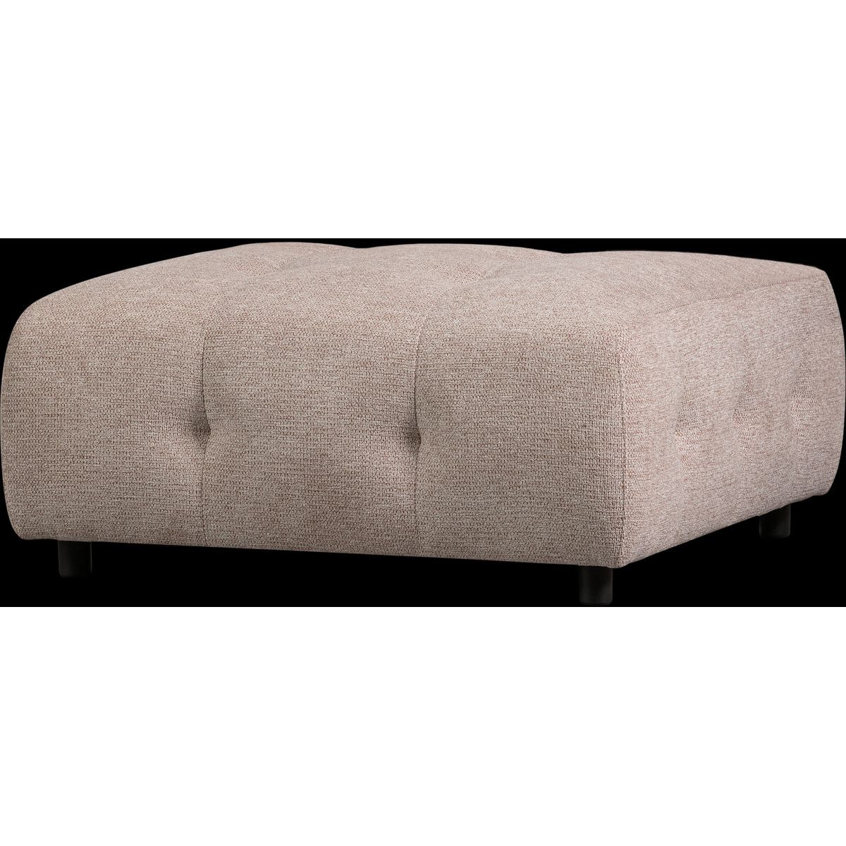 Louis Modulære sofa Skammel, chenille lyserød H43x90x90 cm