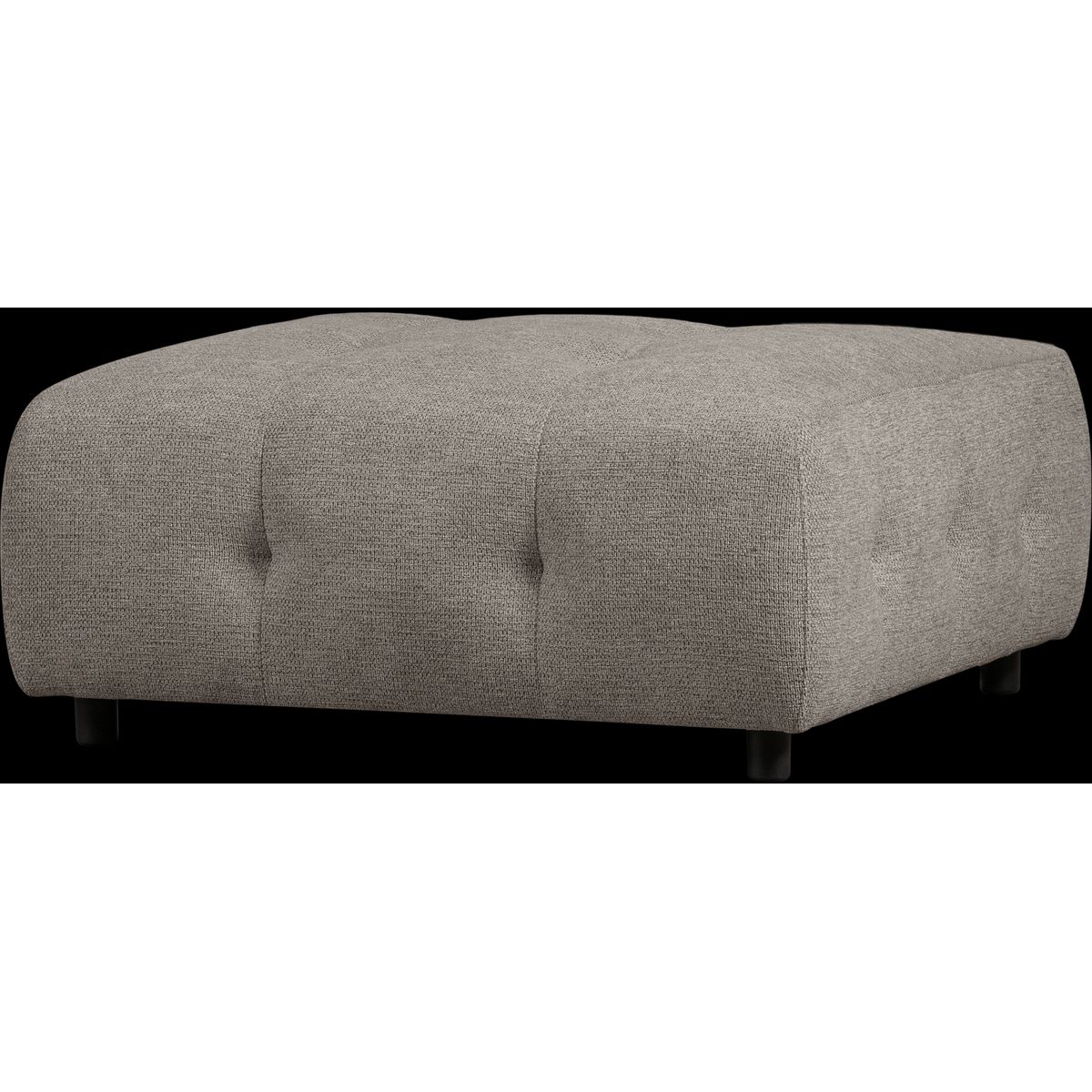 Louis Modulære sofa Skammel, chenille lysegrøn H43x90x90 cm