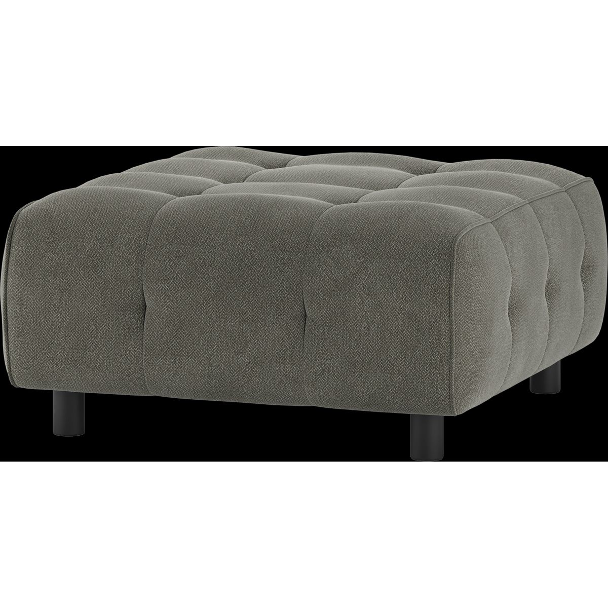 Louis Modulære sofa Skammel, vævet stof grøn H43x90x90 cm