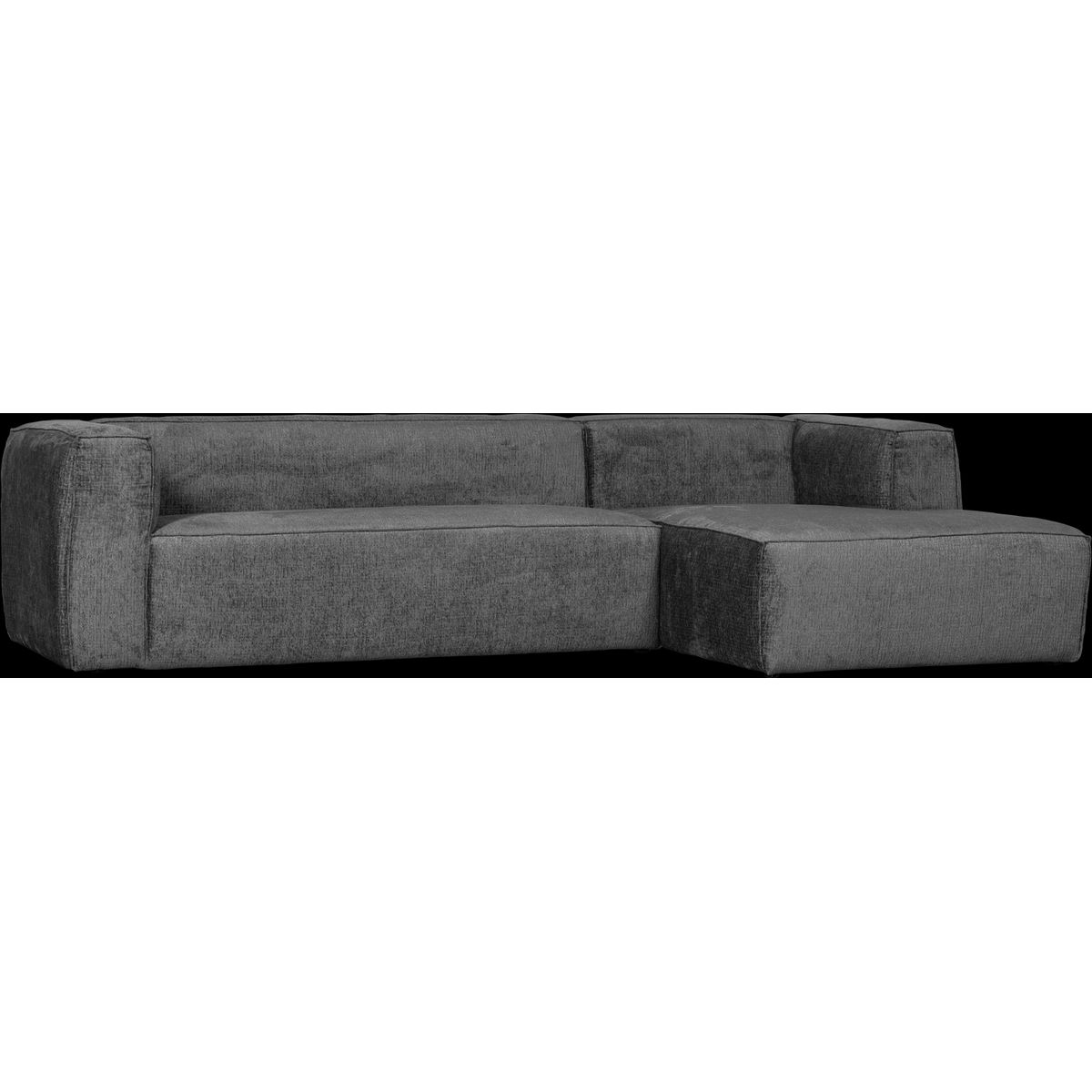 Bean, Hjørnesofa højrevendt, sky, H73x175x305 cm, velour