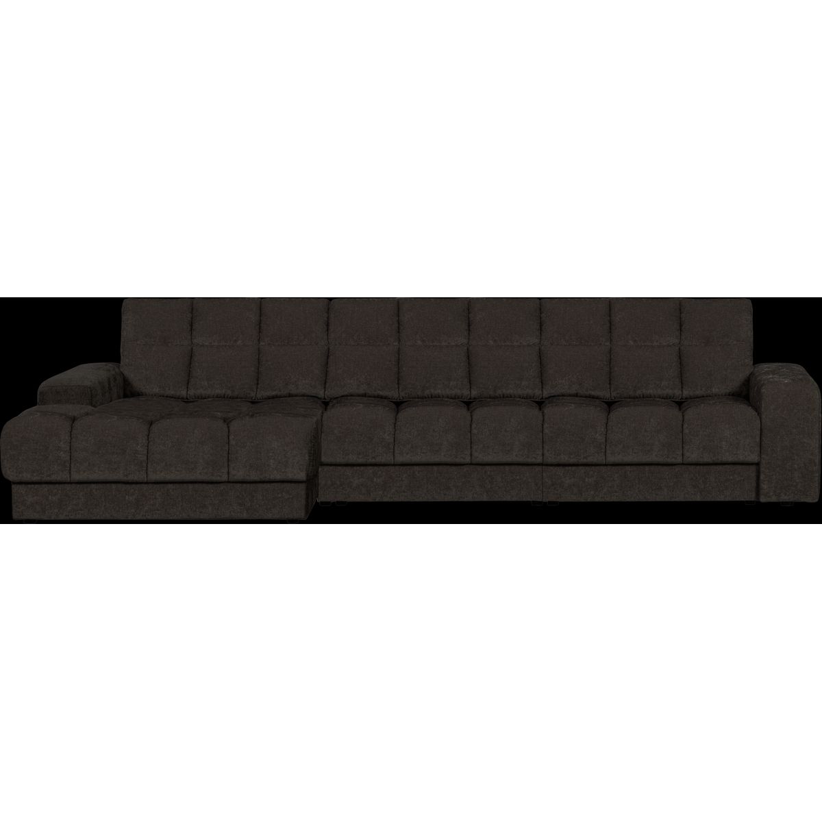 Second Date, Chaiselong sofa, venstrevendt, antracit, H78x162x316 cm, stof