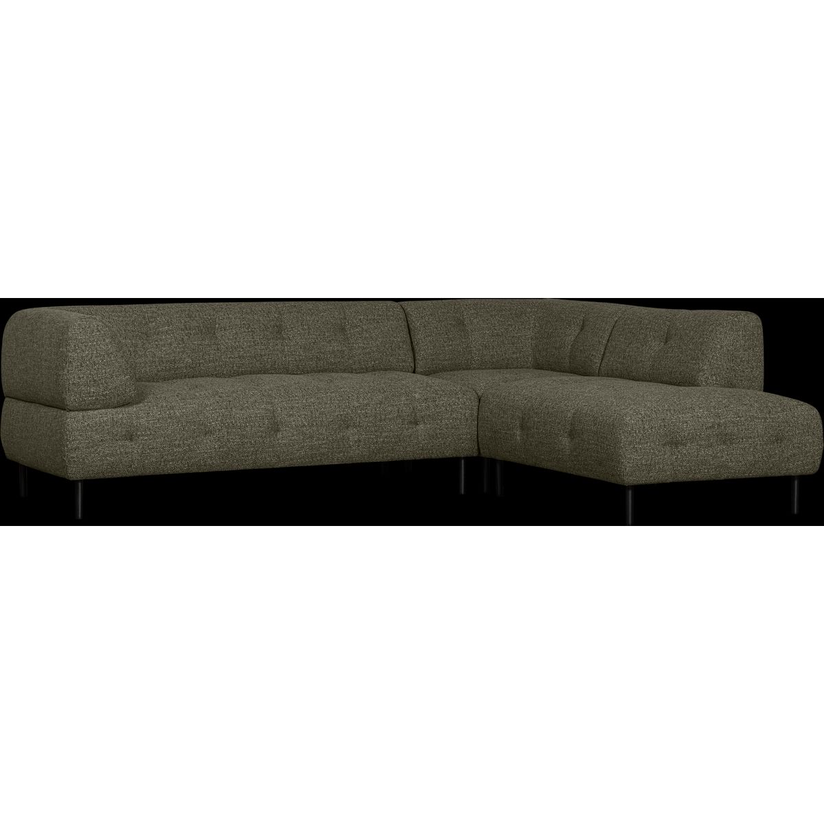 Lloyd, Hjørnesofa højrevendt, grøn, H77x205x267 cm