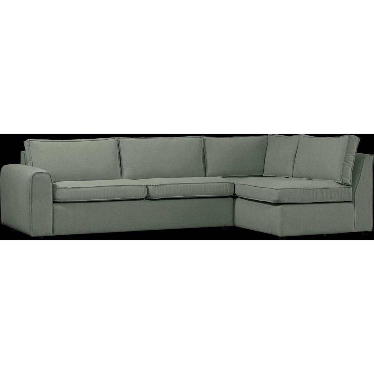 Freek, Hjørnesofa højrevendt, lys denimblå, H80x175x284 cm