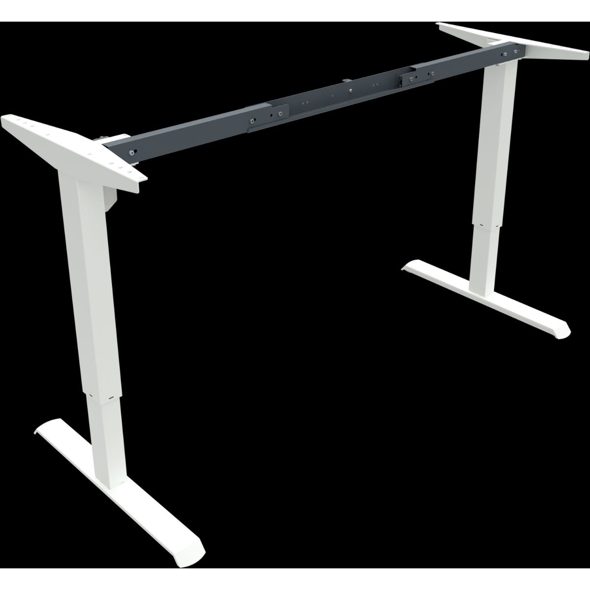 AdaptDesk, Hæve-/sænkestel, hvid, H118x68x112-152 cm, metal