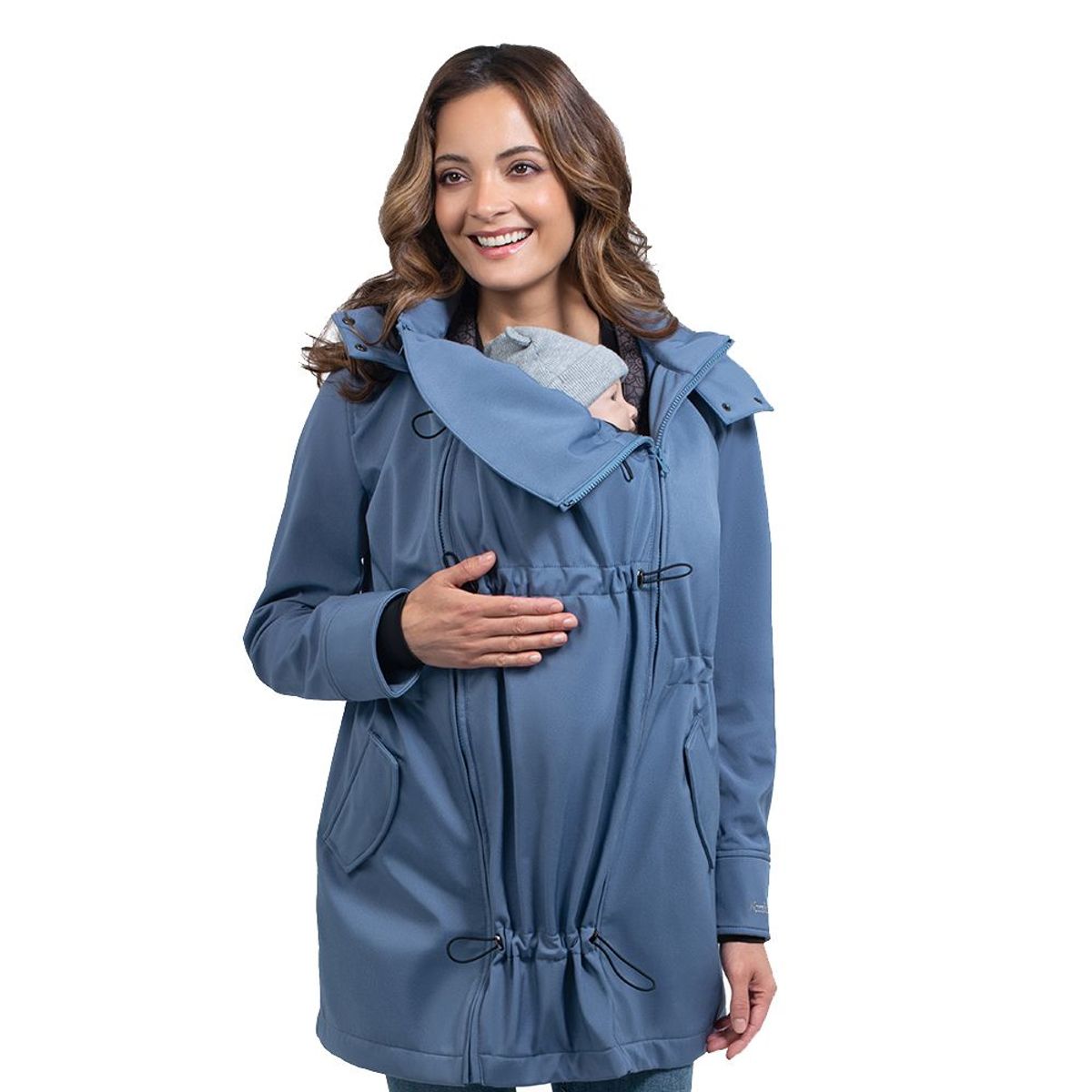 Wombat Shell bærejakke - Light Blue - XL