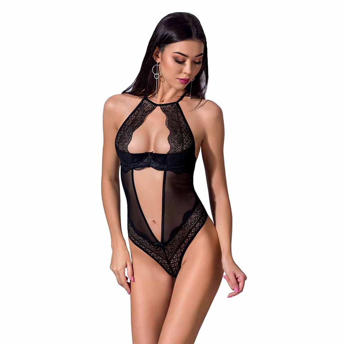 Passion Yona Bodystocking Sort - S/M