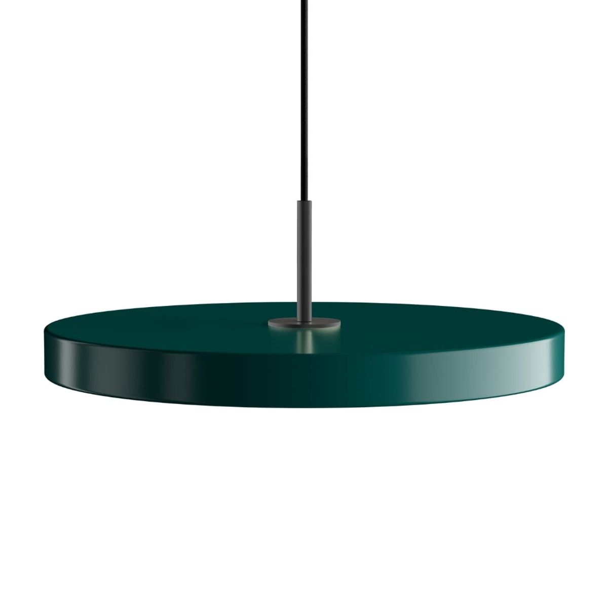 Asteria Plus Medium Pendel Forest Green m/ Sorttop - Umage