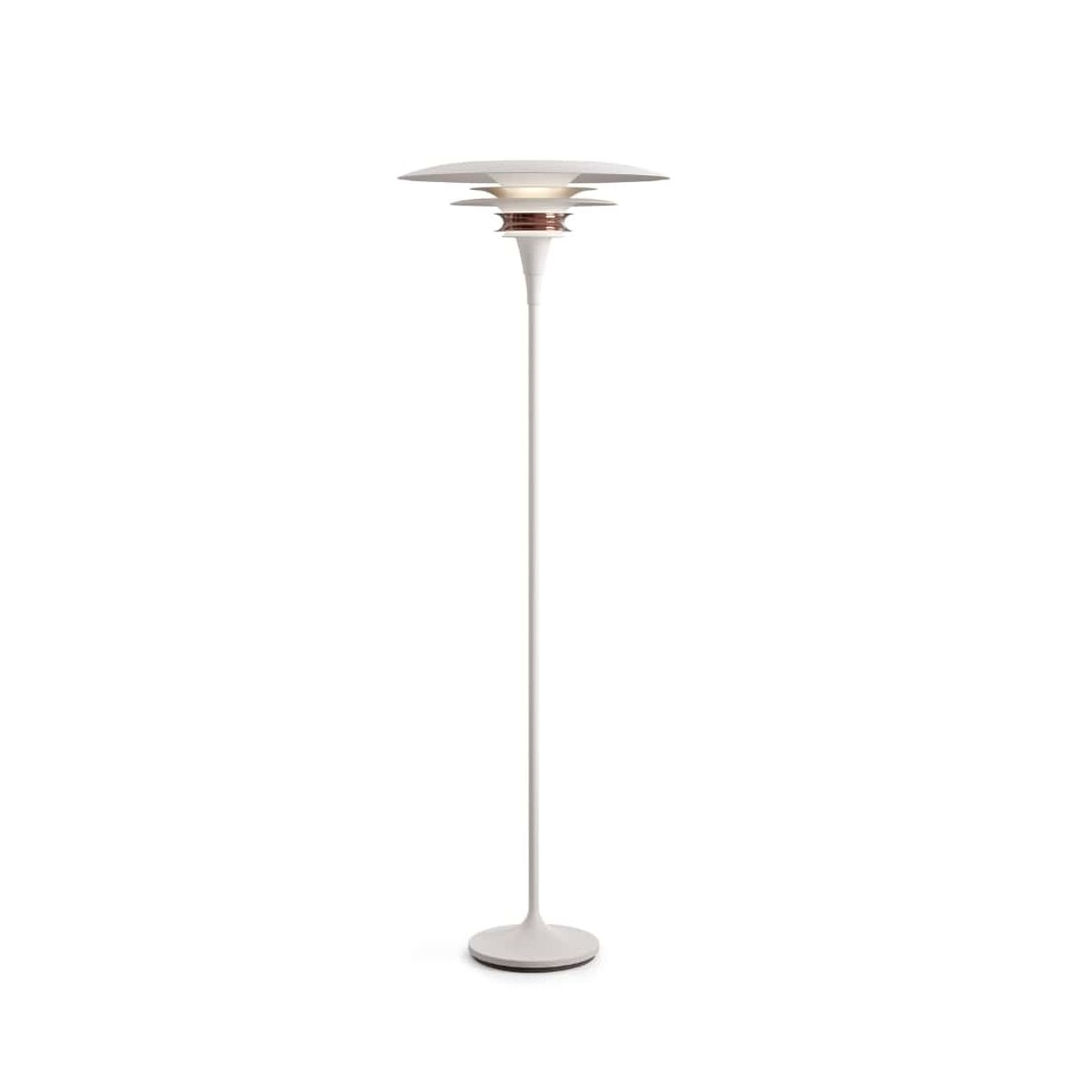 Diablo Ø50 Gulvlampe Mat Hvid/Rosé - Belid