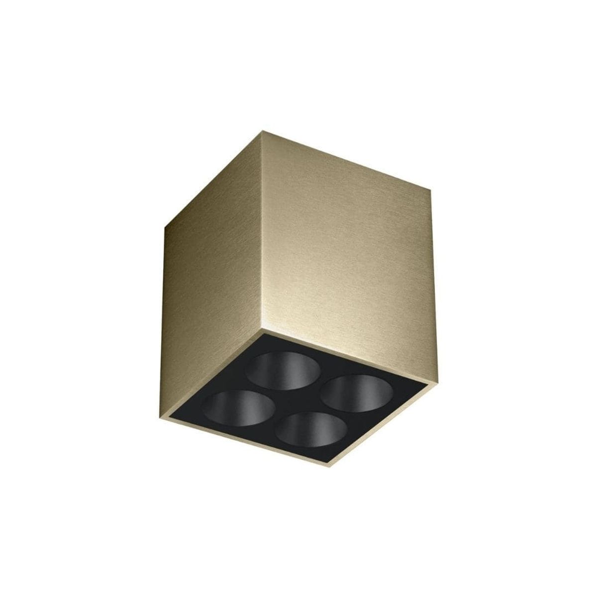 Light Shadow Surface 4 Spots Square Optic Medium Bronze/Sort - Flos