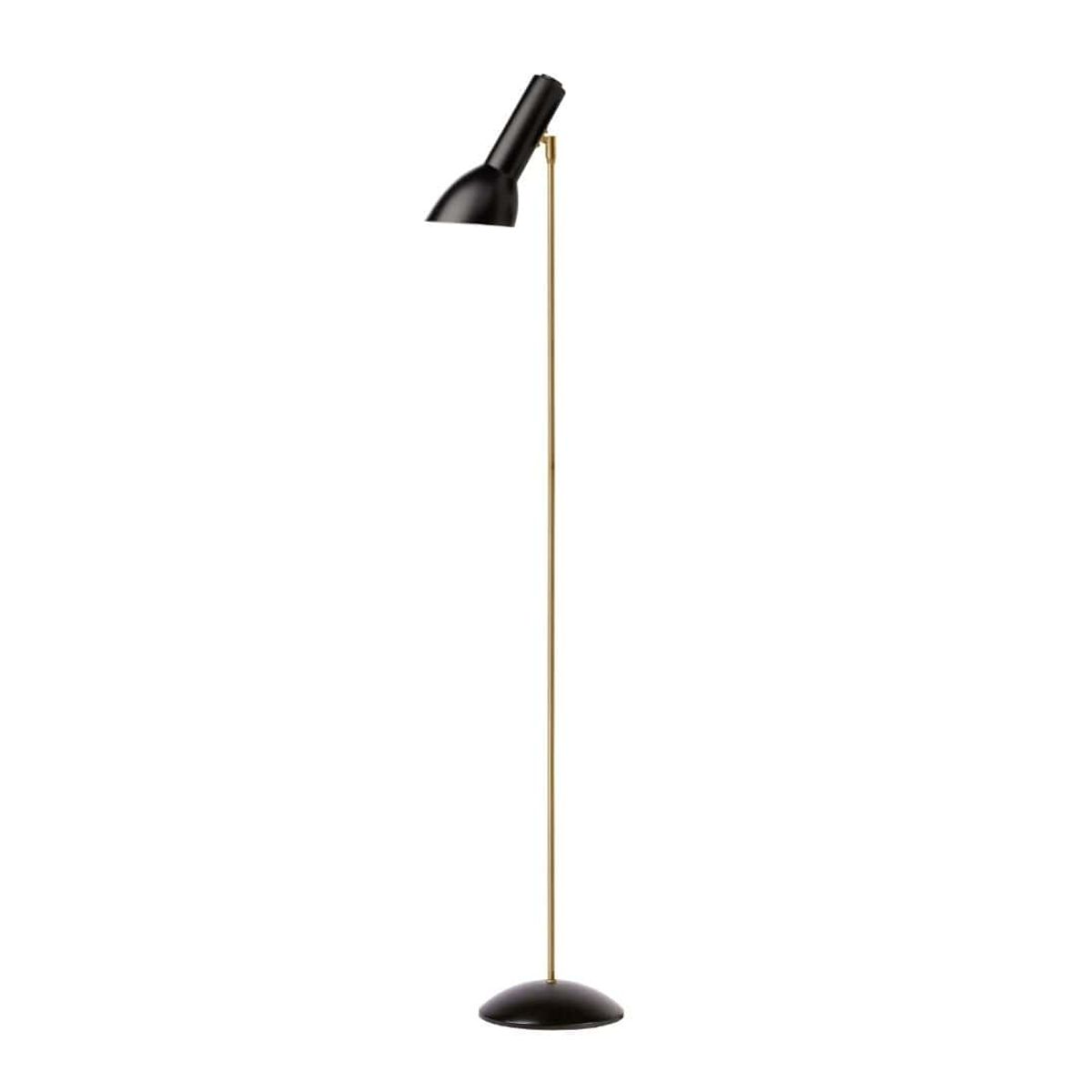 Oblique Messing Gulvlampe Sort - CPH Lighting