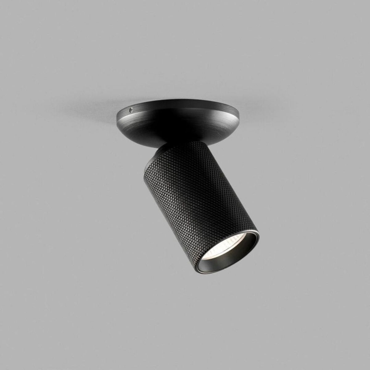 Raw 1 LED Spot Carbon Sort - LIGHT-POINT