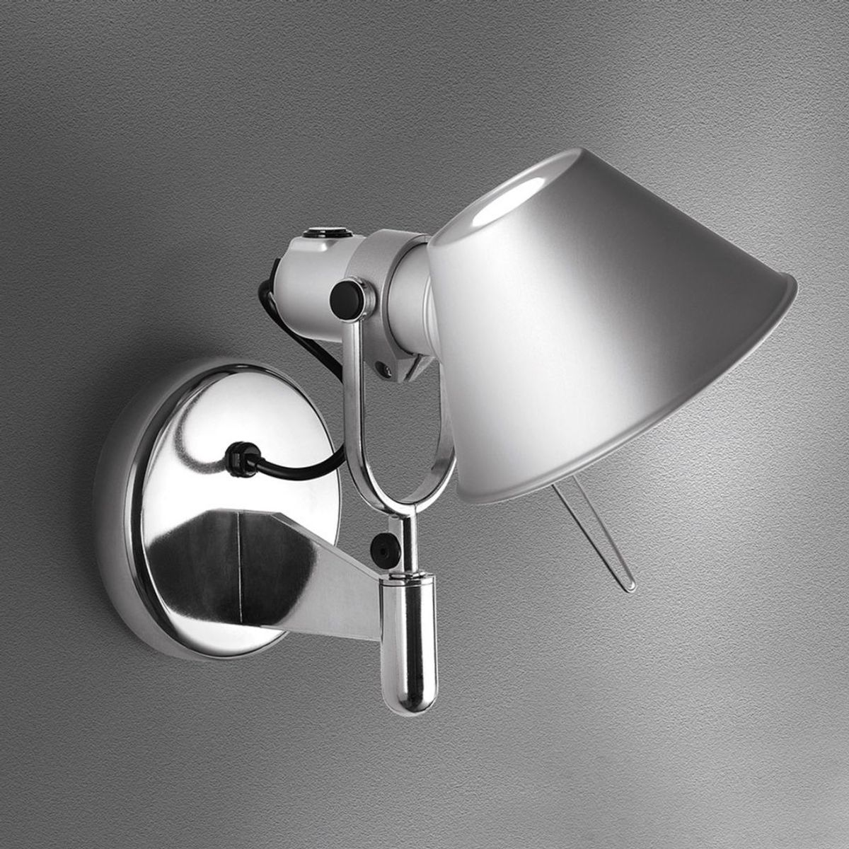 Tolomeo Faretto Væglampe LED Alu m/afbryder - Artemide