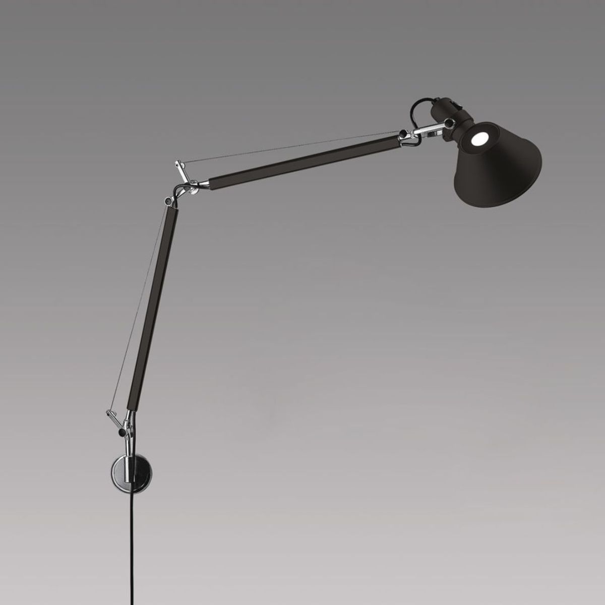 Tolomeo Mini Væglampe Sort - Artemide