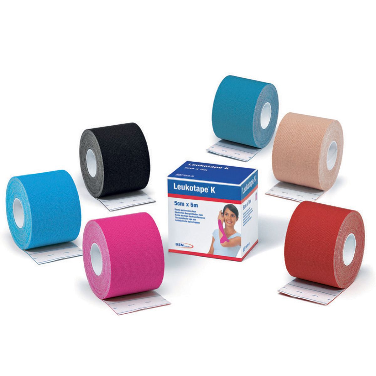 BSN Kinesiologi Tape (5cm x 5m) Rød