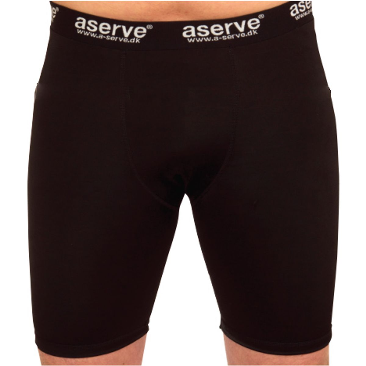 Aserve Kompressionsshorts Hvid - Large