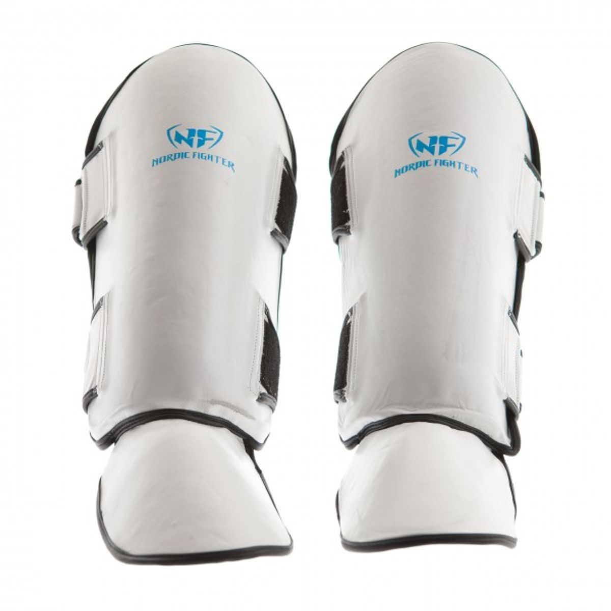 Nordic Fighter Shin Guards Instep Type 2 Benskinne Læder Hvid Small