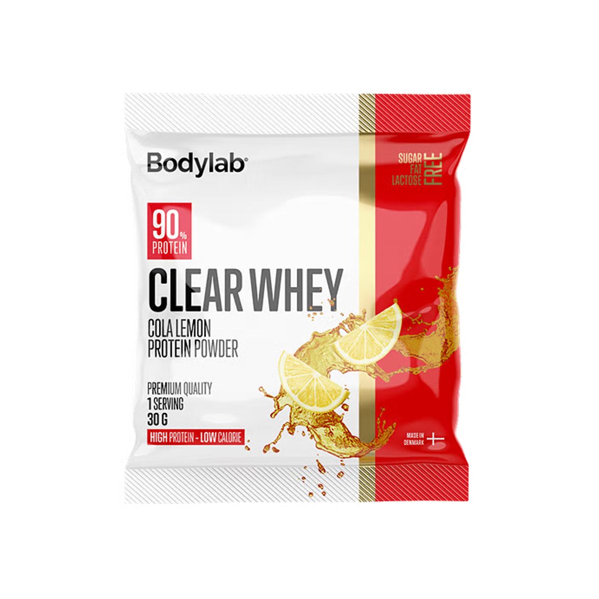 BodyLab Sample Clear Whey Hindbær Rush (1 x 30 gram)