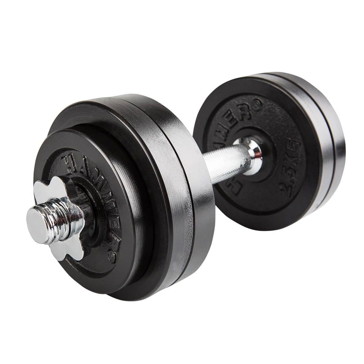 Finnlo Dumbbell Set Black Justerbar Håndvægt 15kg