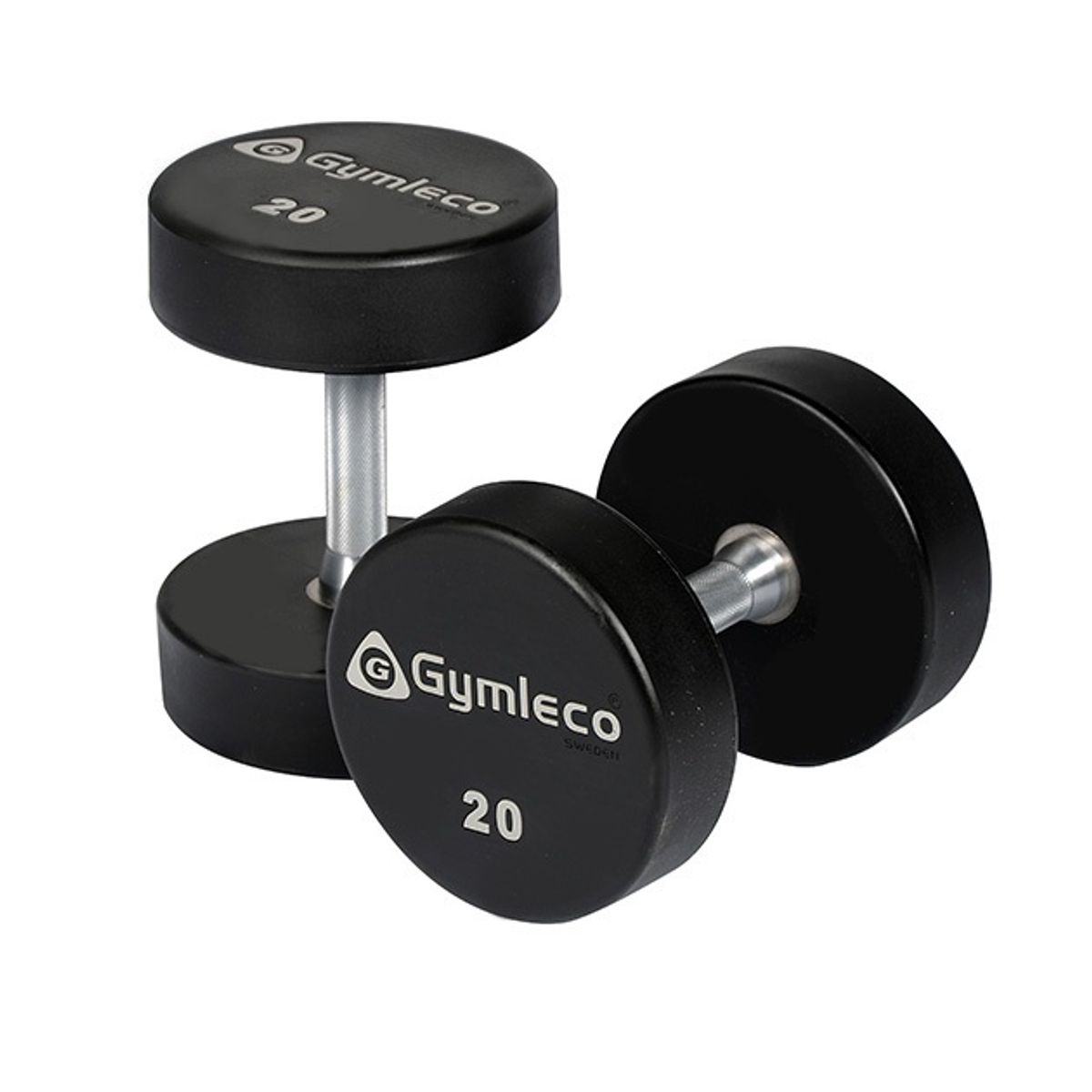 Gymleco 836 Runde Gummi Håndvægte 55 kg (1 stk)